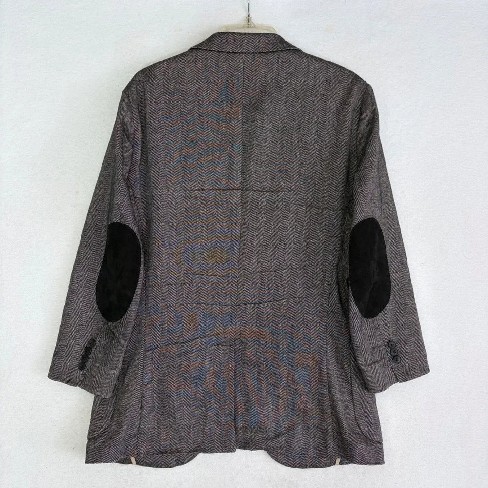 Banana Republic Blazer 38R Slim Lanificio F.Lli Balli‎ Linen Wool Unstructured